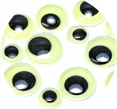 Dekor Halloween Brewis Glow in the Dark ROS3, sy lëvizës, fosforeshent