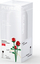 Set lodër Sluban Red Rose, 258 copa, lule 41.5 cm, vazo e bardhë