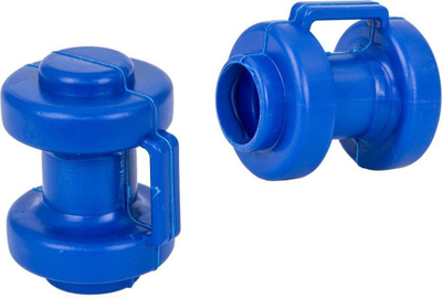 Kapak mushroom për shtyllë trampoline, plastikë e fortë, copë me vete, blu
