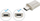 USB Transcend JetFlash 890, 256GB, USB 3.2 Gen 1, USB Type A USB Type C, сребрена