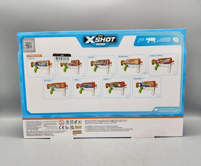 Pistoletë uji ZURU XSHOT Skins Sonic the Hedgehog, 0.5L, rreze 10m, shumëngjyrëshe