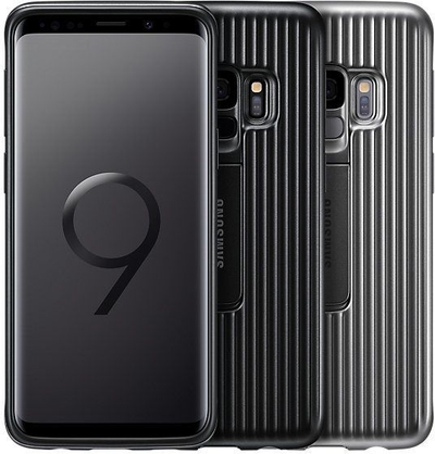 Mbrojtëse Samsung Protective Standing për Galaxy S9, e argjendtë