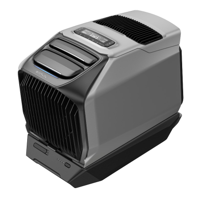 Kondicioner portabël EcoFlow Wave 3, me ngrohje, kontroll me aplikacion, gri e errët