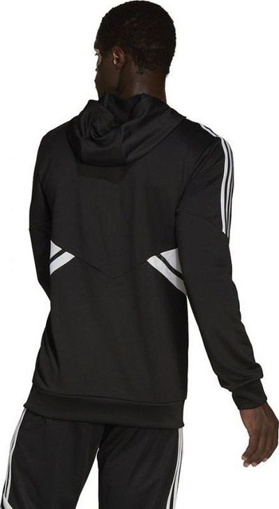 Bluzë me kapuç Adidas Condivo 22 Track M HD7006, poliester, Aeroready, e zezë