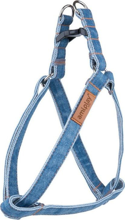 Ham Ami Play Denim i rregullueshëm M, 30-55cm, gjerësi 15mm, blu