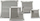 Filtër pluhuri për ventilator 120mm InLine 33370A, alumini, argjendtë