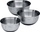 Set tasa për përziere Brabantia Mixing Bowl, çelik inox 1L 1.6L 3L, mat, të zeza