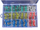 Set fishekë lidhës kabllosh EUROKOMP E6286, 340 copë, shumëngjyrësh