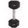 Hantel Eb Fit Rubber Coated Hex, 8 kg, gize, e zezë