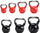 Peshë HMS Kettlebell KTC06, 6 kg, e kuqe