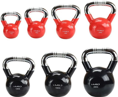 Peshë HMS Kettlebell KTC06, 6 kg, e kuqe