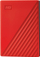 WD My Passport Пренослив Надворешен Хард Диск, 4 TB, Red