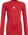 Bluzë kompresuese për kalamaj adidas Techfit Jr H23154, me mëngë të gjata, e kuqe