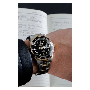 Orë dore për meshkuj Invicta Pro Diver 25973, e argjendtë/artë
