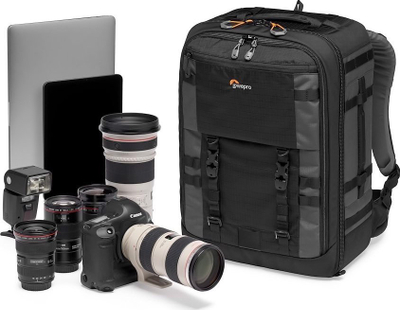 Фотографска ранка Lowepro Pro Trekker BP 450 AW II, за DSLR и објективи, простор за лаптоп 15\", сива
