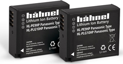 Bateri kamerë Hahnel HL-PLG10HP Twin Pack, 7.2V, 1000mAh, e zezë