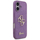 Kapak telefoni Guess Fixed Glitter Big 4G GUHCP17SHG4SGL, për iPhone 17, me shkëlqim, lejla