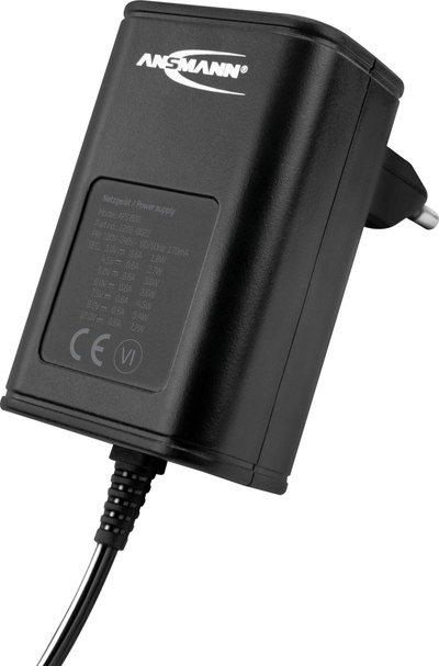 Karikues universal Ansmann APS 600, 0.6A, 7 konektorë