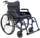 Колица со тркала MDH NAVY1, лесна алуминиумска, седиште 43 cm, темно сина
