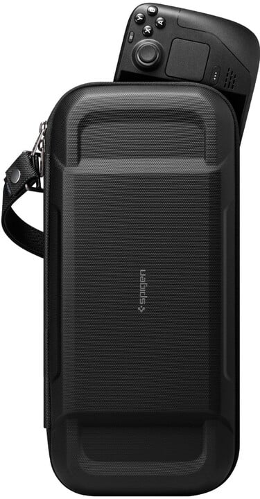 Këllëf Spigen Rugged Armor Pro Pouch për Steam Deck, i zi