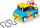 Makina lodër Dickie ABC Fruit Car me litar, 25 cm, shumëngjyrëshe