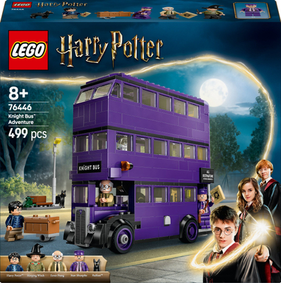 Set ndërtimi LEGO Harry Potter Knight Bus Adventure, set lojrash për kalamaj, shumëngjyrësh