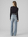 Bluzë e zezë slim fit për femra Vero Moda 10295141