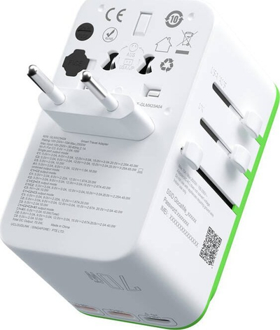 Adapter me hotspot GlocalMe Roamplug, Wi-Fi 4G LTE, i bardhë