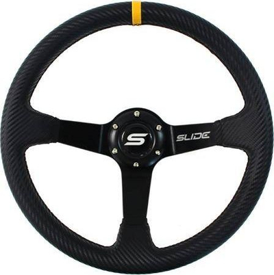 Timon sportiv Slide për BMW E36, 35 cm, me hub adapter, i zi