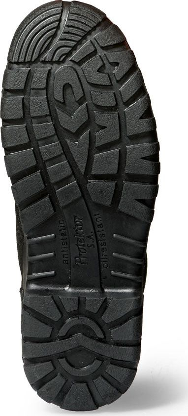 Çizme hiking Protektor Grom Light 01-015920, lëkurë zamos, me lidhëse, të zeza