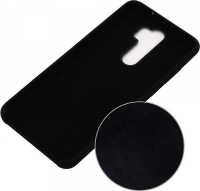 Kapak silikoni për telefon, që s’rrëshqet, ultra i hollë, i zi