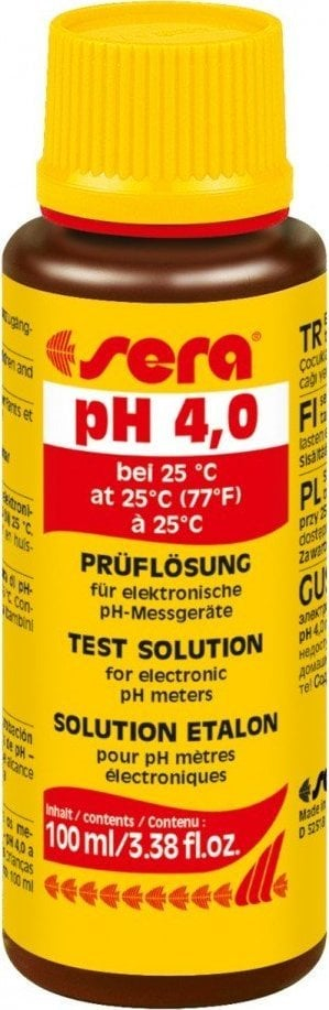 Solucion për kalibrim pH Sera Calibration, pH 4.0, 100 ml