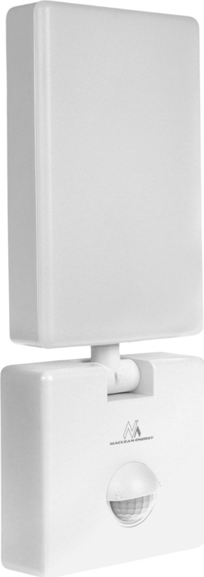 Lampë LED Maclean MCE516, 10W, sensor lëvizjeje PIR, IP65, e bardhë
