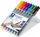 Set stilolapsash Staedtler Lumocolor Permanent Superfine 313 WP8, 8 bojqera, majë 0.4 mm, shumëngjyrëshe