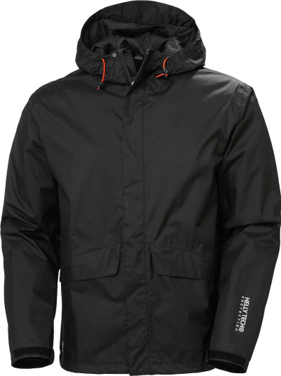 Xhaketë burrash Helly Hansen Manchester, e papërshishme nga uji, madhësia L, e zezë