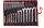Set çelsash të kombinuar Elmax Silver, 25 copë, CRV, ngjyrë argjendi