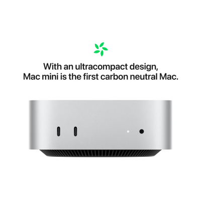 Apple Mac Mini, M4 Pro 12‑core, 24GB, 512GB SSD, 16‑core GPU, Silver
