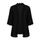 Kardigan kimono për gra, veror, mëngë 3 4, L, i zi