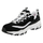 Atlete Skechers D'Lites Biggest Fan W 11930-BKW, Air Cooled Memory Foam, ngjyrë e zezë