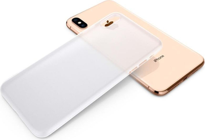 Kapak telefoni Spigen Air Skin Soft për iPhone XS Max, silikoni i hollë, transparente beige