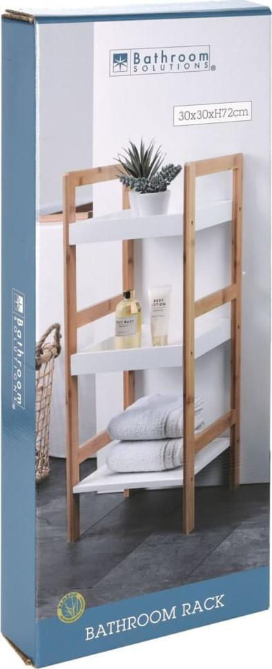 Raft banjoje Bathroom Solutions, bambu, 3 kate, kafe natyrale