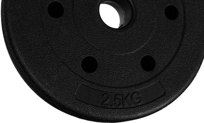 Peshë për ushtrime Zipro Load, 2.5 kg, e zezë