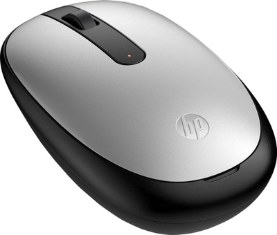 Maus HP 240, wireless, USB, i zi dhe i argjendtë