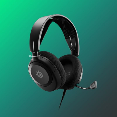 Kufje gaming SteelSeries Arctis Nova 1, me kabllo 3.5mm, mikrofon me heq zhurmat, të zeza