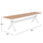 Ulëse alumini Tawnee 220x36x44,5Hcm (HM6040.02), bardhë
