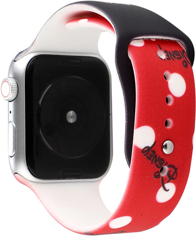 Rrip silikoni 4wrist për Apple Watch - Minnie 42/44/45 mm