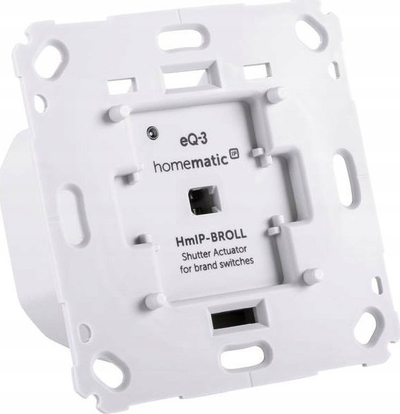 Modul ndërprerësi Smart Home Homematic IP, 2-gang, i bardhë