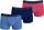 Set mbathje për meshkuj Tommy Hilfiger, 3 palë, të kaltra/kuqe