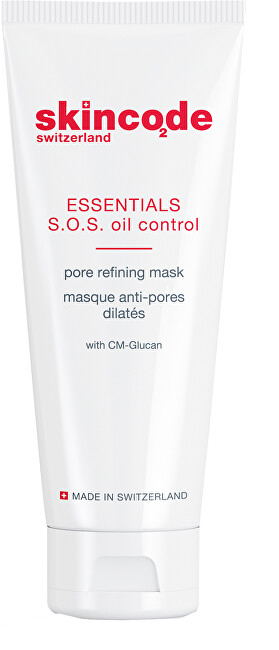 Maskë argjile Skincode Essentials SOS Oil Control, 75ml