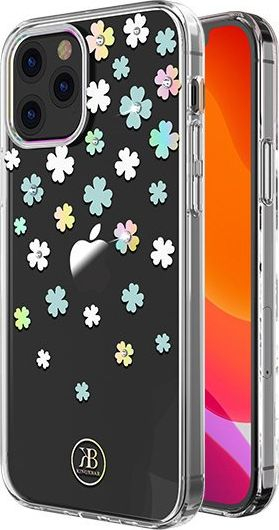 Kokëllë Kingxbar Lucky Series për iPhone 12 mini, TPU, me kristale Swarovski, transparente